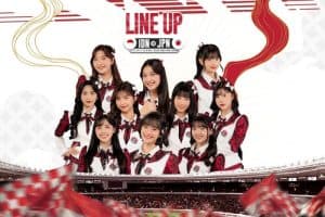 JKT48 Hibur Suporter Laga Indonesia Lawan Jepang di Stadion GBK