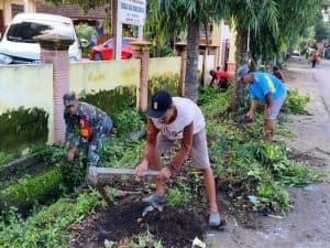 Desa Candirejo Bersih Berkat Gotong Royong Babinsa dan Warga