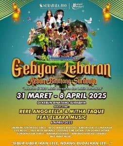 Yuk! Ikut Gebyar Lebaran di Kebun Binatang Surabaya